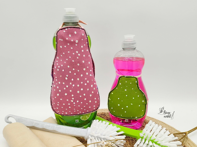 Flaschenschürze Silvester Mix - ITH-Stickdatei